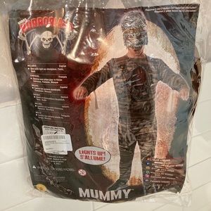 Halloween Horrorland child Mummy Costume Large chest piece M